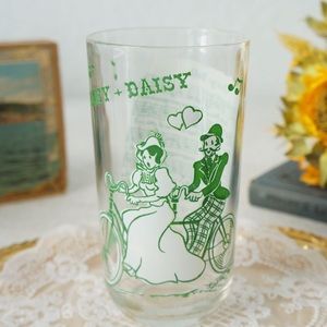 Hazel Atlas Daisy Daisy Glass Tumbler Juice Glass